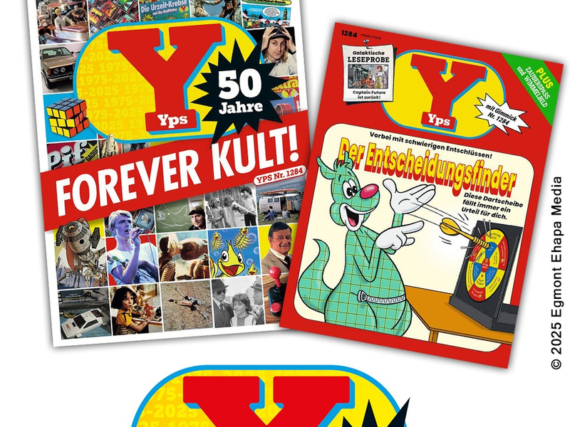 50 Jahre Yps: Kult-Magazin zurück im Doppelpack - mit Retro-Charme und Popkultur! - Foto: presseportal.de