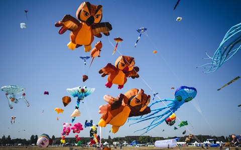 12. Stadt und Land-Festival der Riesendrachen auf dem Tempelhofer Feld - Foto: presseportal.de