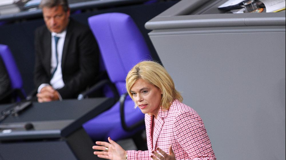 Robert Habeck und Julia Klöckner (Archiv) - Foto: über dts Nachrichtenagentur