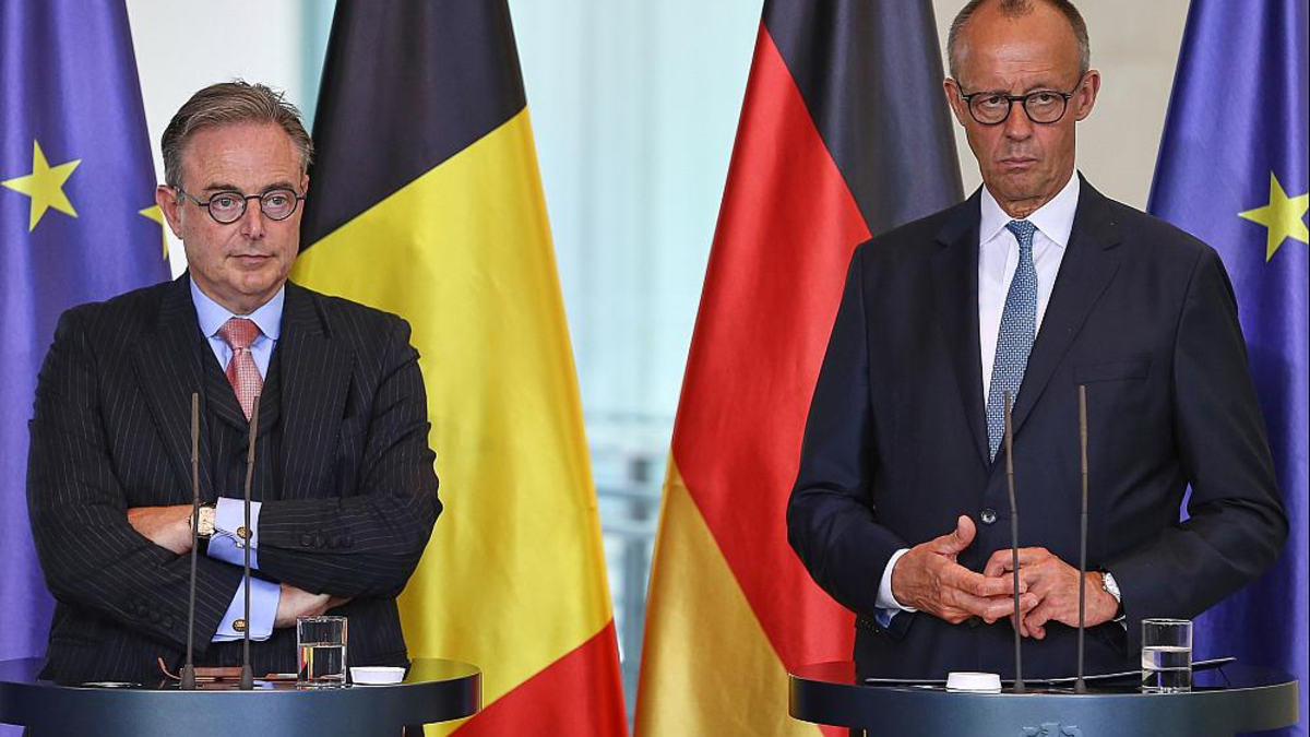 Bart De Wever und Friedrich Merz am 26.08.2025 - Foto: über dts Nachrichtenagentur