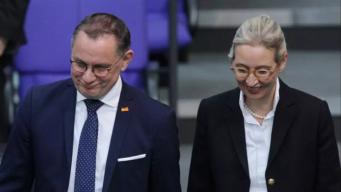 Tino Chrupalla und Alice Weidel (Archiv) - Bild: über dts Nachrichtenagentur