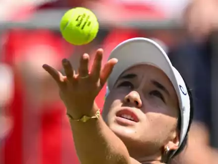 Eva Lys steht bei den US Open in der zweiten Runde. - Foto: Arne Dedert/dpa