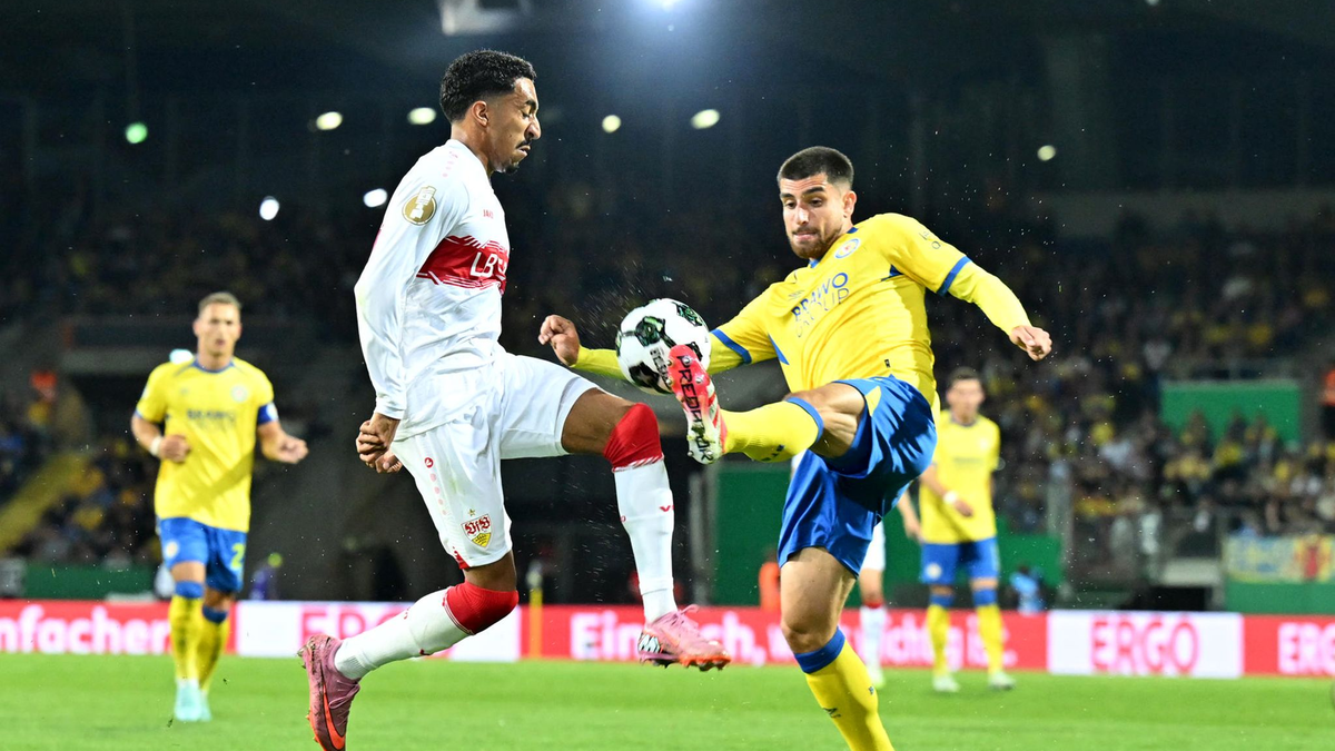 Diesmal nur Joker: Stuttgarts Nick Woltemade. - Foto: Swen Pförtner/dpa