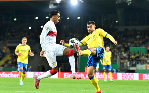 Diesmal nur Joker: Stuttgarts Nick Woltemade. - Foto: Swen Pförtner/dpa