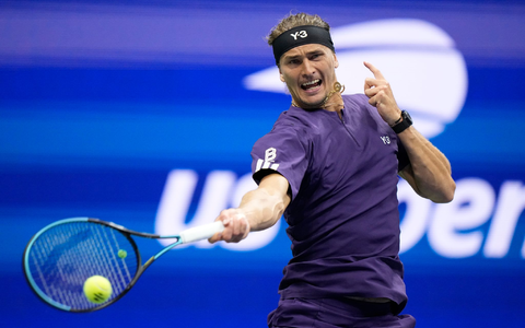 Glücklich über seinen Sieg: Daniel Altmaier. - Foto: Frank Franklin II/AP/dpa