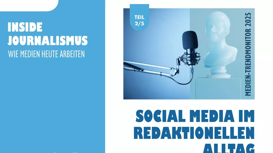 Medien-Trendmonitor 2025: Social Media fester Bestandteil im redaktionellen Alltag - Bild: presseportal.de