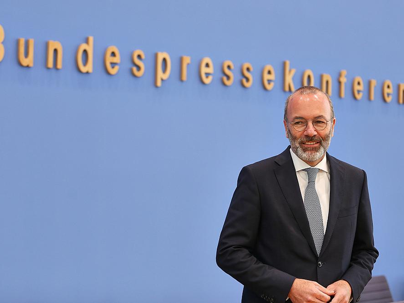 Manfred Weber am 27.08.2025 - Foto: über dts Nachrichtenagentur