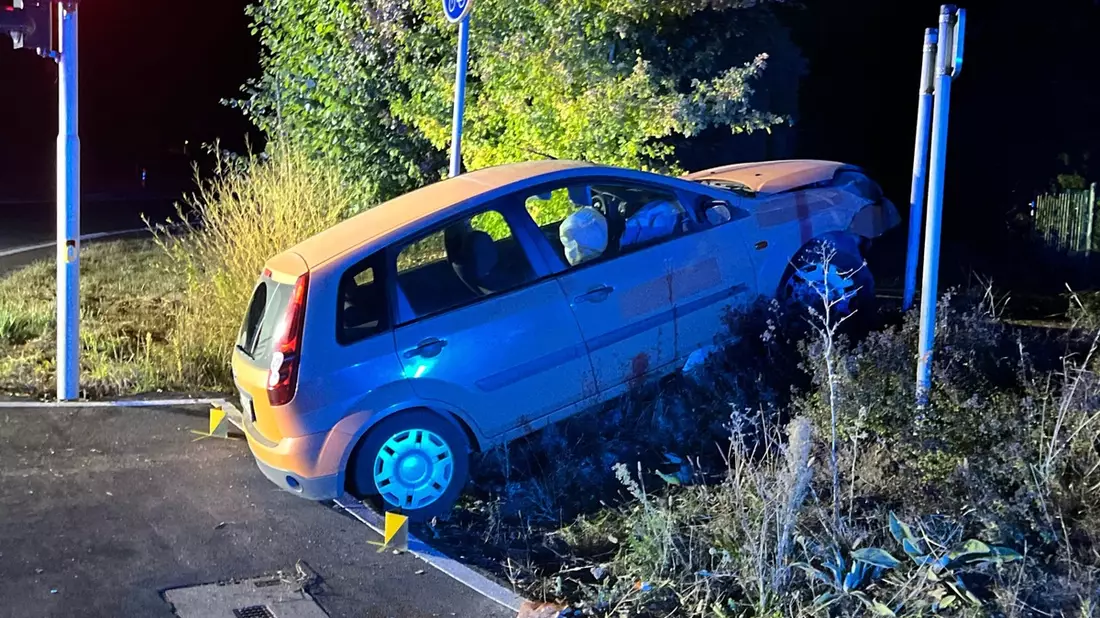 POL-COE: Senden, Bösensell, Weseler Straße/ Auto von Straße abgekommen - Bild: presseportal.de