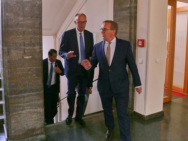 Friedrich Merz und Boris Pistorius am 27.08.2025 - Foto: über dts Nachrichtenagentur