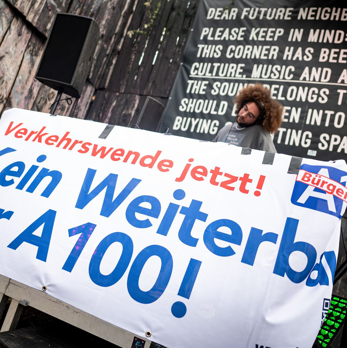 Gegen den Ausbau der A100 im Osten der Stadt gibt es seit Jahren Widerstand. (Archivbild) - Foto: Fabian Sommer/dpa