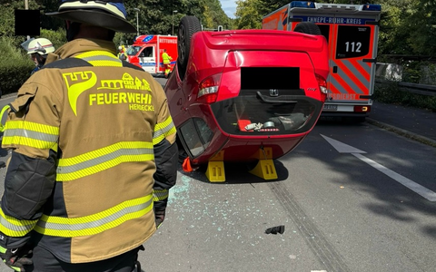 FW-EN: Schwere Verkehrsunfall am Mittag auf der Straße Herdecker Bach B54 - Foto: presseportal.de