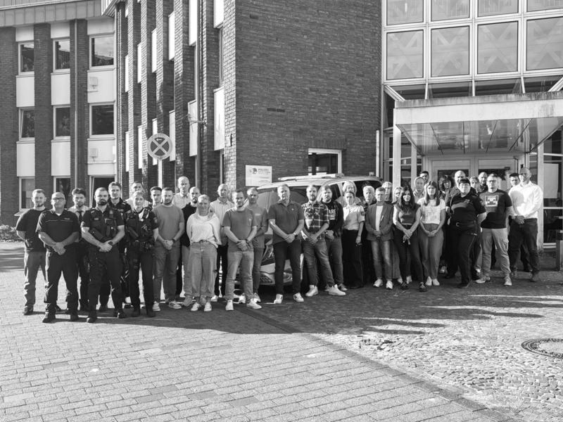 POL-MK: Schweigeminute für getöteten Kollegen im Saarland - Foto: presseportal.de