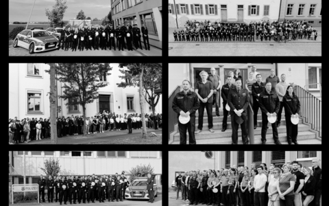 POL-PPRP: Schweigeminute für unseren in Völklingen getöteten Kollegen - Foto: presseportal.de