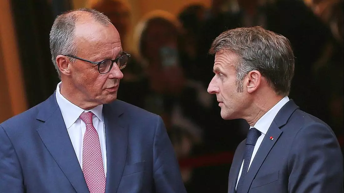 Friedrich Merz und Emmanuel Macron (Archiv) - Bild: über dts Nachrichtenagentur