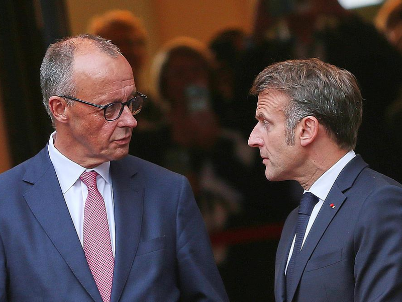 Friedrich Merz und Emmanuel Macron (Archiv) - Foto: über dts Nachrichtenagentur