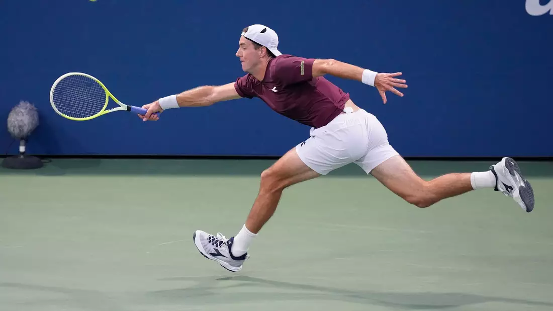 Jan-Lennard Struff spielt am Freitag in New York um den Achtelfinaleinzug. - Bild: Frank Franklin/AP/dpa