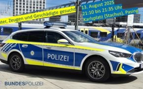 Bundespolizeidirektion München: Täter, Zeugen und Geschädigte gesucht: Bundespolizei kommt bei Videoauswertung weiteren Straftaten auf die Spur - Couragierter Helfer - Foto: presseportal.de