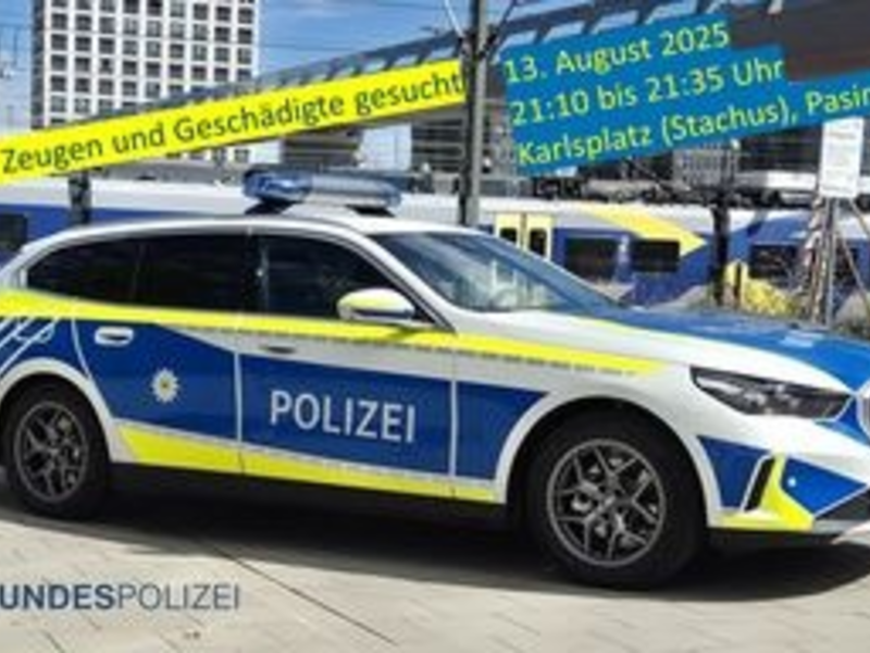 Bundespolizeidirektion München: Täter, Zeugen und Geschädigte gesucht: Bundespolizei kommt bei Videoauswertung weiteren Straftaten auf die Spur - Couragierter Helfer - Foto: presseportal.de