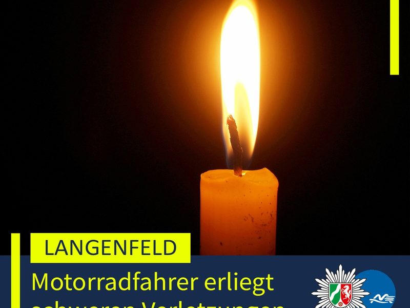 POL-ME: Motorradfahrer erliegt seinen Verletzungen - 2508106 - Foto: presseportal.de