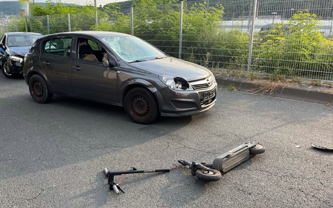 POL-HA: E-Scooter-Fahrer missachtet Vorfahrt und wird schwer verletzt - Foto: presseportal.de