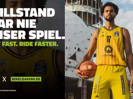 Stillstand war nie unser Spiel / Bikeleasing-Service wird Premium Partner von ALBA BERLIN - Foto: presseportal.de