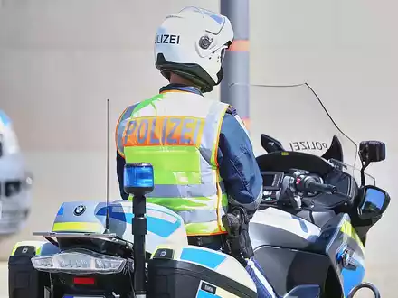 Motorrad-Polizist (Archiv) - Foto: über dts Nachrichtenagentur