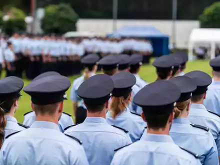 BPOL-AKAD: Lübeck - 28. August 2025 Abschluss und Aufbruch: 79. Studienjahrgang der Bundespolizei startet in den Einsatzalltag - Foto: presseportal.de