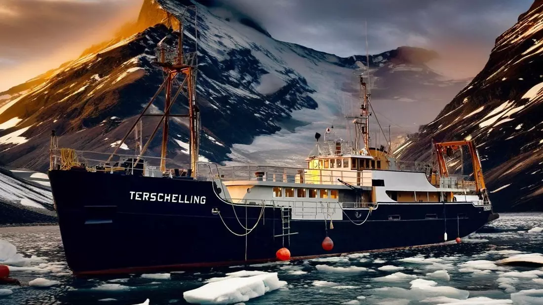 The Polarship startet mit exklusiven Arktis-Expeditionen auf dem umgebauten Eisbrecher Terschelling - Bild: presseportal.de