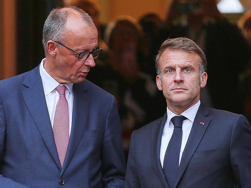 Friedrich Merz und Emmanuel Macron (Archiv) - Foto: über dts Nachrichtenagentur