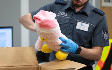 Im vergangenen Jahr schritten die Zollbehörden in der EU laut einem Bericht knapp 400.000 Mal ein und führten Dokumentenkontrollen, physische Kontrollen oder Labortests durch. (Symbolbild) - Foto: Hendrik Schmidt/dpa Im vergangenen Jahr schritten die Zollbehörden in der EU laut einem Bericht knapp 400.000 Mal ein und führten Dokumentenkontrollen, physische Kontrollen oder Labortests durch. (Symbolbild) - Foto: Hendrik Schmidt/dpa