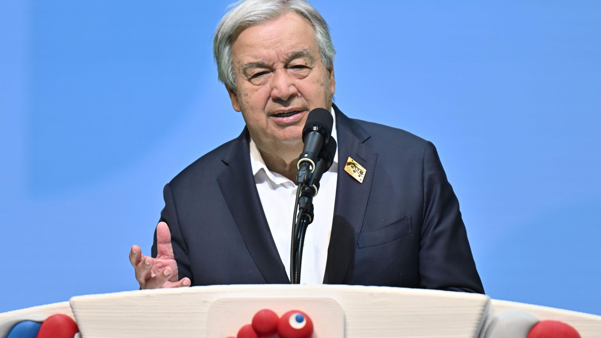 Guterres ist über den russischen Angriff auf Kiew erbost. (Archivbild) - Foto: --/kyodo/dpa