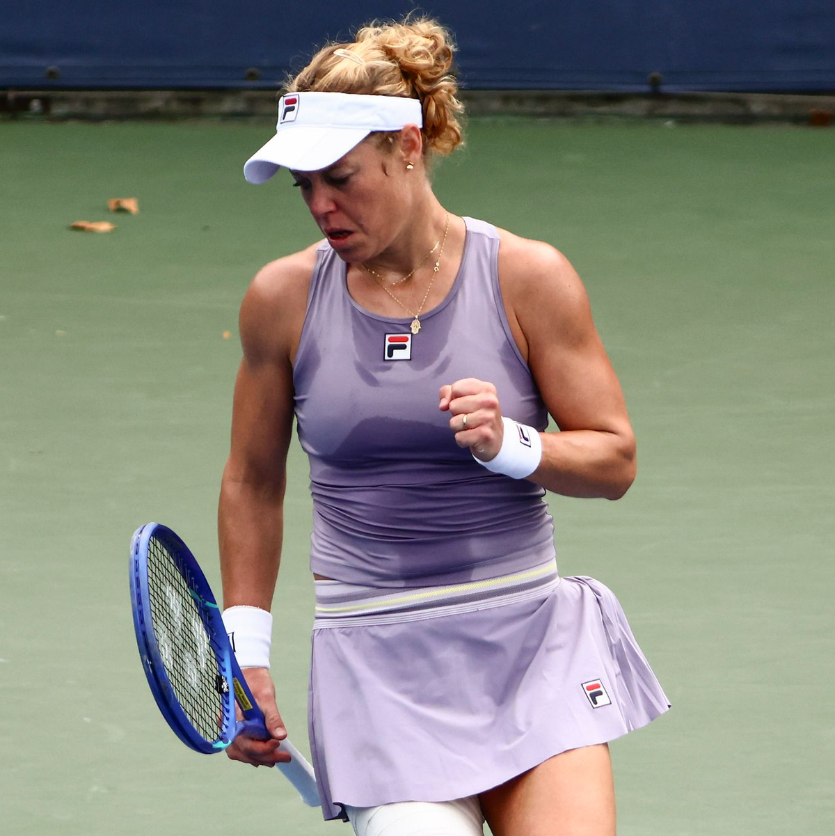 Nach einem Rückstand in Satz eins drehte Laura Siegemund ihre Partie. - Foto: Andres Kudacki/AP/dpa