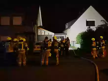 FW Pulheim: Geyen - Gasaustritt in Wohngebiet - Foto: presseportal.de