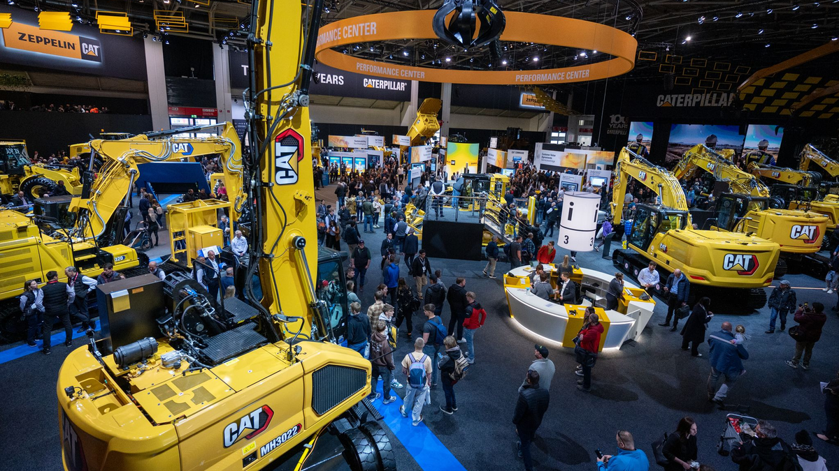 Caterpillar ist für seine gelben Bagger und Planierraupen bekannt. (Archivbild) - Foto: Leonie Asendorpf/dpa