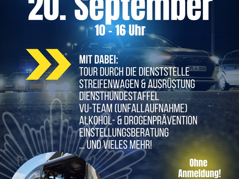 POL-PPKO: Die Polizei Bendorf öffnet ihre Tore - Foto: presseportal.de