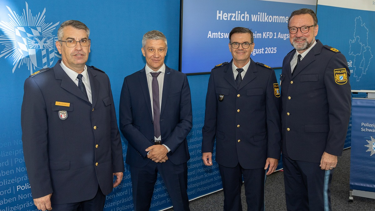 POL Schwaben Nord: Neuer Leiter des Kriminalfachdezernats 1 Augsburg - Foto: presseportal.de