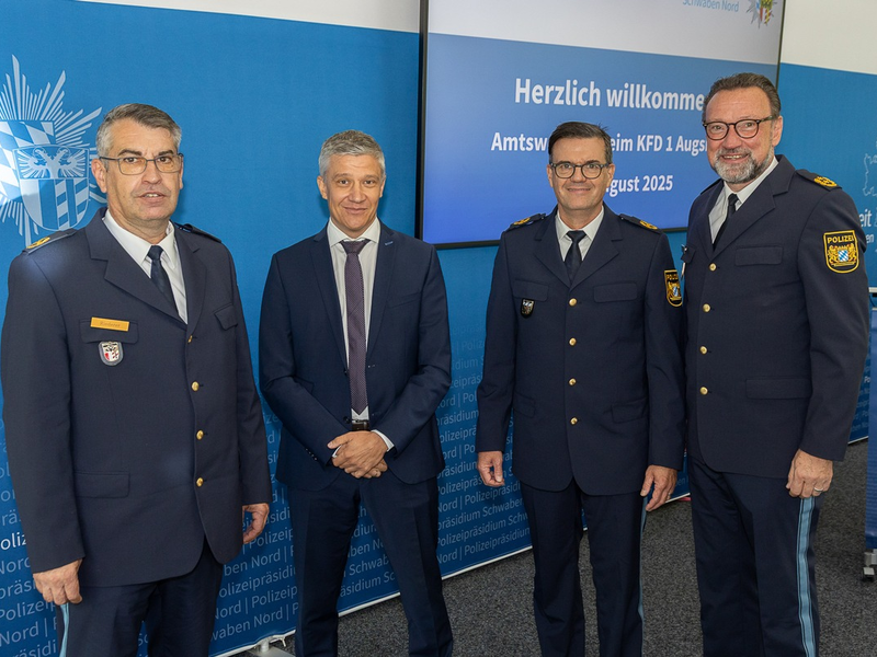 POL Schwaben Nord: Neuer Leiter des Kriminalfachdezernats 1 Augsburg - Foto: presseportal.de