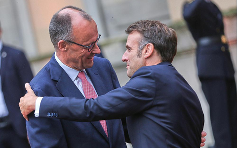 Friedrich Merz und Emmanuel Macron (Archiv) - Foto: über dts Nachrichtenagentur