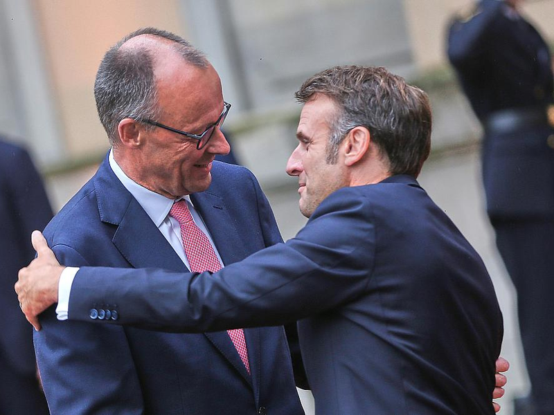 Friedrich Merz und Emmanuel Macron (Archiv) - Foto: über dts Nachrichtenagentur