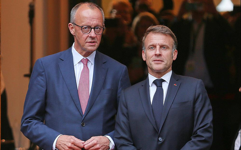 Friedrich Merz und Emmanuel Macron (Archiv) - Foto: über dts Nachrichtenagentur