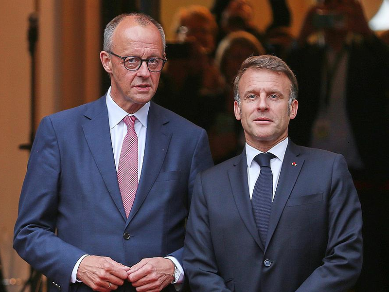 Friedrich Merz und Emmanuel Macron (Archiv) - Foto: über dts Nachrichtenagentur