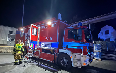 FW-EN: Erstmeldung - Brand im Industriebetrieb in Herdecke - Foto: presseportal.de