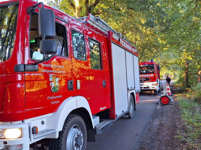 FW-ROW: Alarmübung des Zuges West: Einsatzübung und Stuckenborstel erfolgreich durchgeführt - Foto: presseportal.de