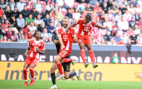 Torjäger Harry Kane traf 100. Pflichtspiel für die Bayern nicht selbst, legte aber zwei Treffer auf. - Foto: Harry Langer/dpa Torjäger Harry Kane traf 100. Pflichtspiel für die Bayern nicht selbst, legte aber zwei Treffer auf. - Foto: Harry Langer/dpa