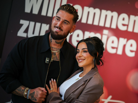 Die Reality-Stars Leyla und Mike Heiter (r) gaben sich das Ja-Wort. (Archivbild) - Foto: Christoph Reichwein/dpa
