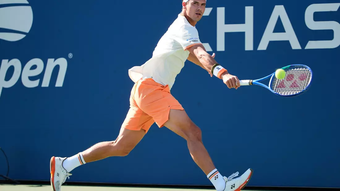 Daniel Altmaier konnte seine Partie gegen Alex De Minaur nicht zu Ende spielen. - Bild: Pamela Smith/FR172156 AP/AP/dpa