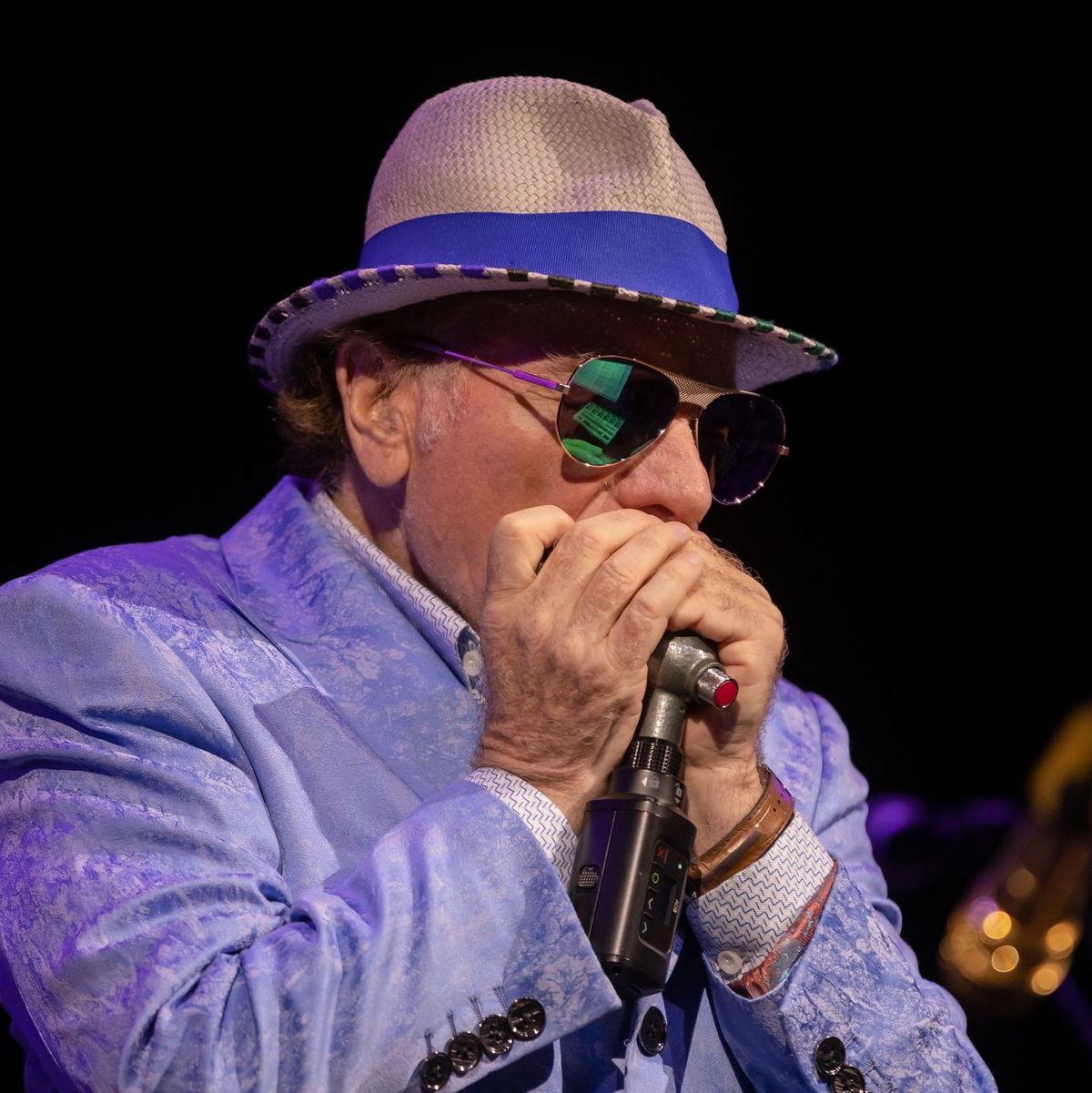 Bei seinen Konzerten, wie hier beim Montreux Jazz Festival 2022, sagt Van Morrison kaum etwas und lässt die Musik sprechen. (Archivbild) - Foto: Simon Becker/Le Pictorium Agency via ZUMA/dpa