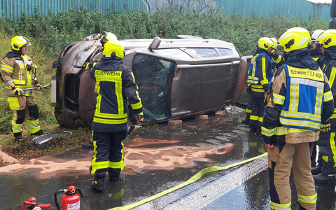FW-EN: Verkehrsunfall auf der Autobahn - Foto: presseportal.de