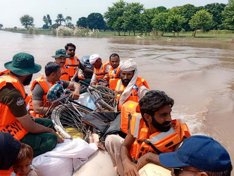 Die Monsunzeit bringt Pakistan erneut an die Belastungsgrenze. - Foto: Ppi/PPI via ZUMA Press Wire/dpa