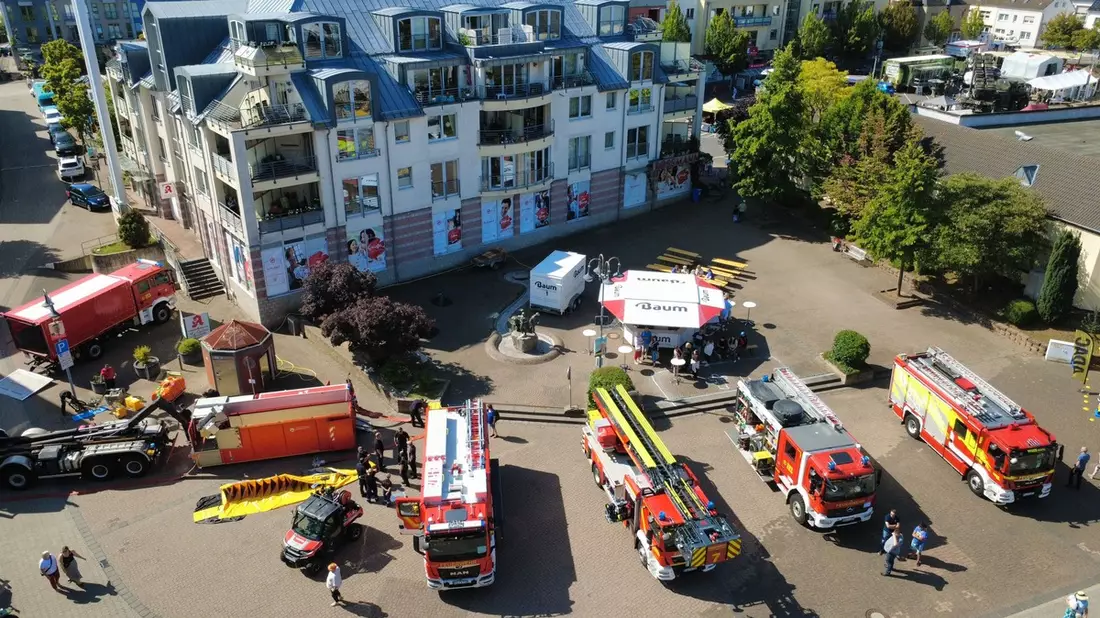 FW Mechernich: Feuerwehr Stadt Mechernich präsentiert sich auf dem Brunnenfest - Bild: presseportal.de